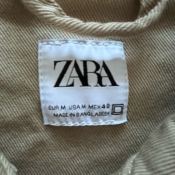 **SOLD** ZARA Utility Light Jacket - Picture 5 of 5